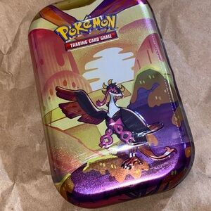 Pokemon Trading Card Game Tin - Purple and Gold